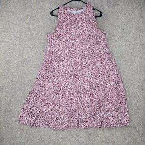 Staccato Womens Floral Sleeveless Dress Red/White Size M Polyester Fit & Flare